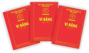 Vi bằng được lập thành 3 bản có giá trị như nhau (Ảnh minh họa)